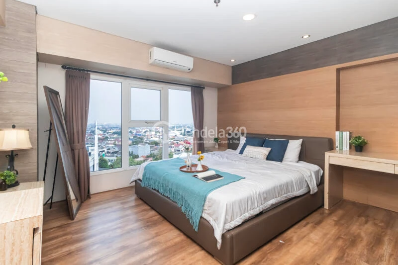 Bedroom 2 Decorative 3BR Apartment at Maqna Residence Low Floor