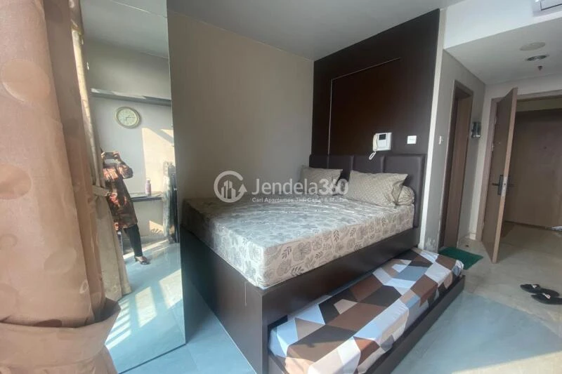 Bedroom Well Located Studio Apartment at Puri Orchard Apartment High Floor