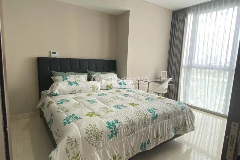 Bedroom Low Floor 1BR Apartment with - View at Ciputra World 2 Apartment