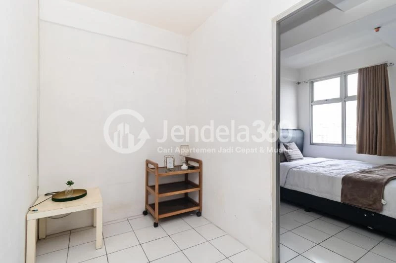 Living Room 2BR Minimalist Apartment at Pancoran Riverside Apartment with City Center View