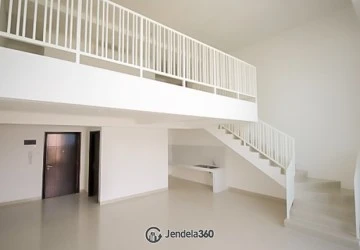 Living Room High Floor Studio Apartment with central park view View at Neo Soho Residence