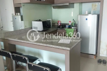 Kitchen 1BR Apartment with City View at Lavande Residence