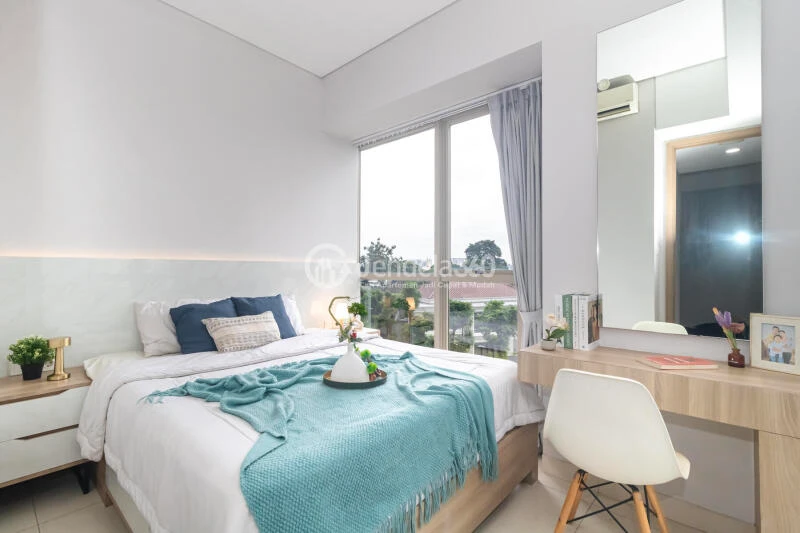Bedroom 1 2BR Apartment with City View at Taman Anggrek Residence