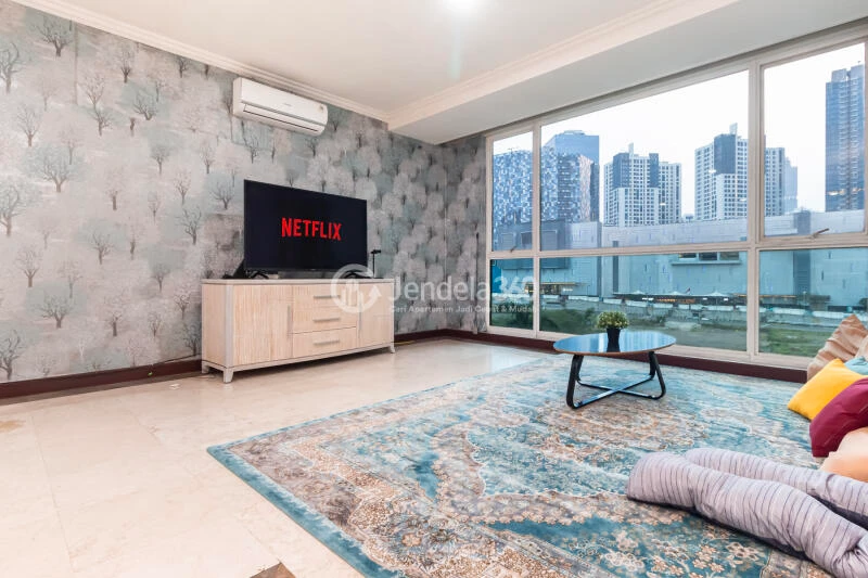 Living Room Excellent 1BR Apartment at Casablanca Apartment Tower 2