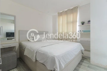 Bedroom Homey Studio Apartment at Bintaro Icon Apartment Tower Amethys