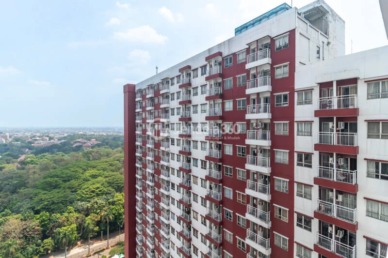 Balcony Studio Apartment with City View at Taman Melati Margonda Apartment