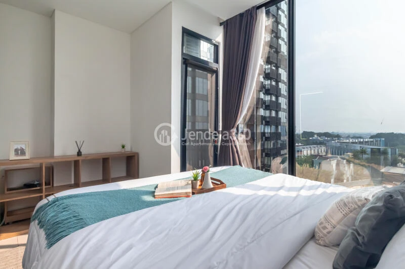 Bedroom 1 Low Floor 2BR Apartment with Pool View at Fatmawati City Center Apartment
