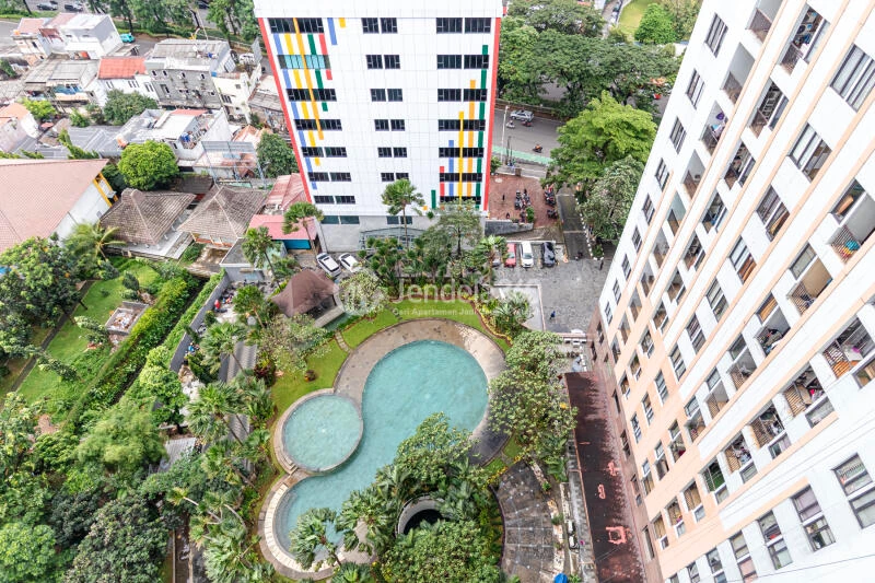 Balcony Middle Floor Studio Apartment with  View at Cervino Village