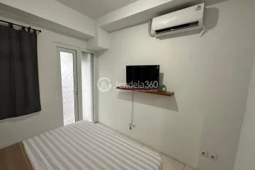Bedroom Fancy Studio Apartment Low Floor with  View at Metropolitan Park Bekasi