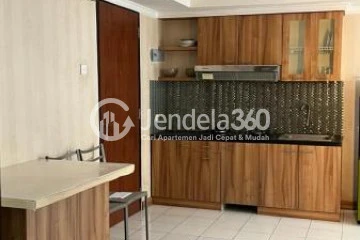 Kitchen Well Furnished 2BR Apartment Middle Floor with City View at Kebagusan City Apartment