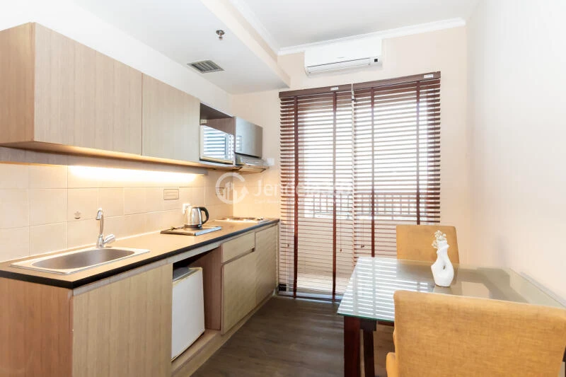 Kitchen Well Located 1BR Apartment Close to WTC Mangga Dua at Mediterania Marina Ancol Apartment