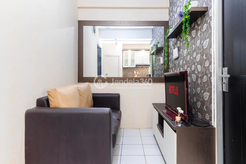 Living Room Pancoran Riverside Apartment 2BR Fully Furnished