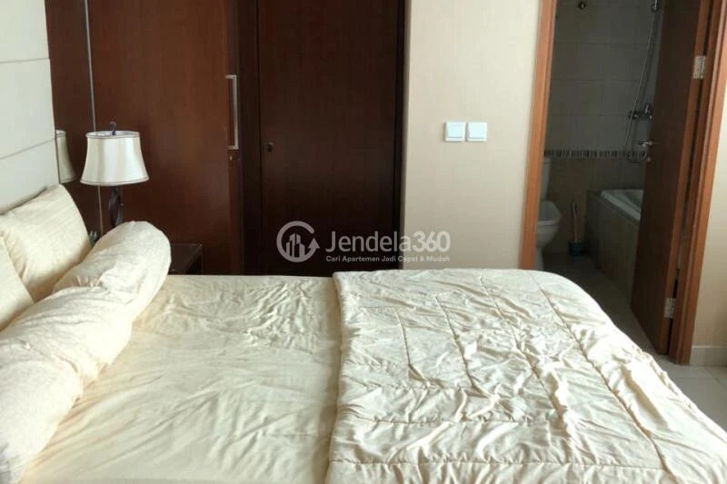 Bedroom 1 High Floor 2BR Apartment with City View at Sahid Sudirman Residence