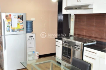 Kitchen Middle Floor 3BR Apartment with City View at Park Royal Apartment