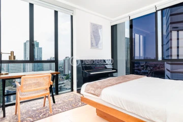 Bedroom 1 Flawless 2BR Apartment Middle Floor with Toll Road View at Izzara Apartment