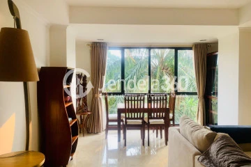 Living Room 3BR Kemang Jaya Apartment at Low Floor