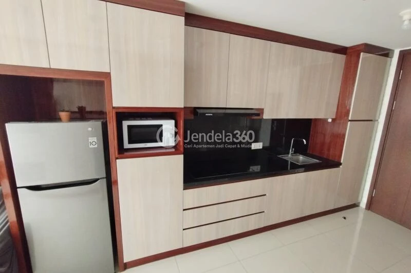 Kitchen Elegant 1BR Apartment at U Residence Karawaci Middle Floor