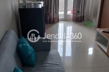 Living Room Low Floor 2BR Apartment with City View at Bintaro Park View