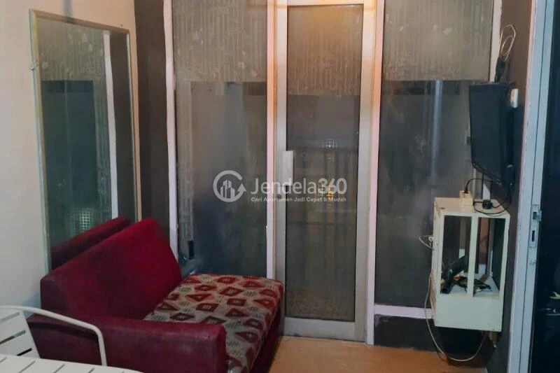 Living Room 2BR Apartment with City View at Paragon Village Apartment