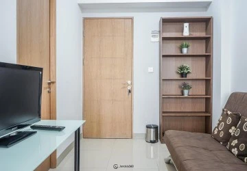 Living Room Bintaro Park View 2BR Fully Furnished