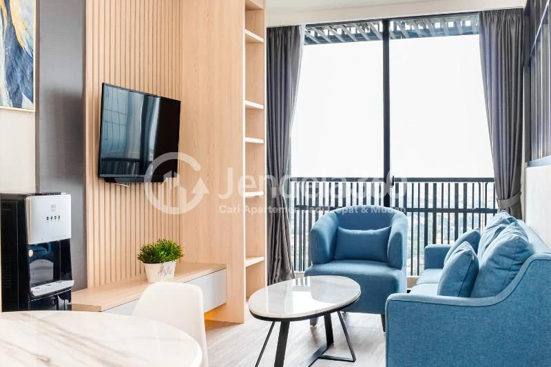 Living Room Good Deal 2BR Apartment High Floor with City view View at Fatmawati City Center Apartment