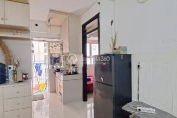 Living Room 2BR Apartment with City View at Casablanca East Residence