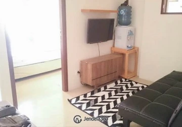 Living Room Restful 1BR Apartment Low Floor with City view View at Northland Ancol Residence