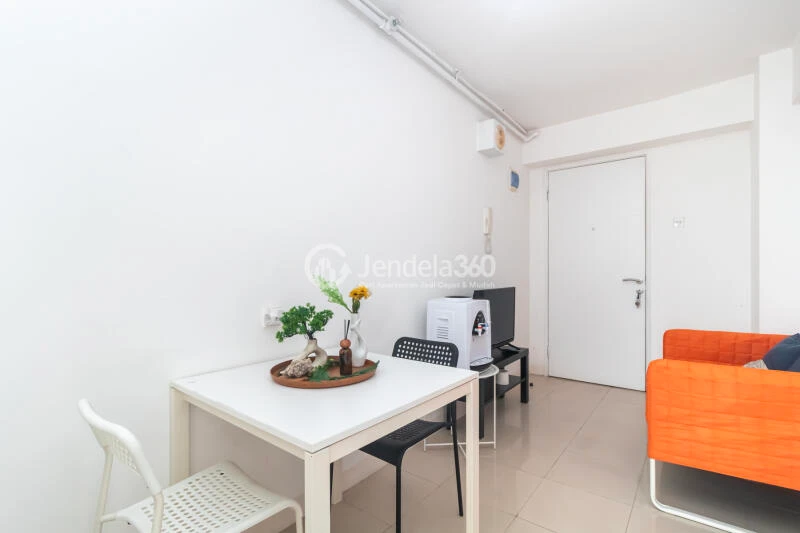 Dining Room Well Furnished 1BR Apartment at Bassura City Apartment High Floor