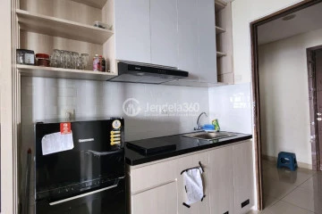 Kitchen Spotless Studio Apartment High Floor with Sea View at Northland Ancol Residence