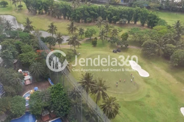 Balcony Spotless 2BR Apartment Middle Floor with City View at The Mansion Kemayoran Bougenville