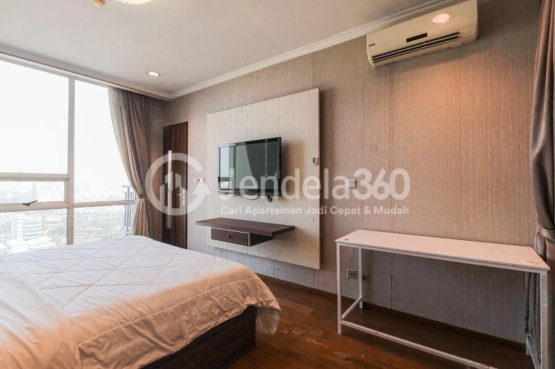 Bedroom Spacious 1BR High Floor Apartment with City View at Ancol Mansion Apartment
