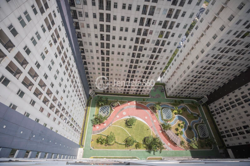 Balcony Good Deal Studio Apartment High Floor with Garden View at Kota Ayodhya Apartment