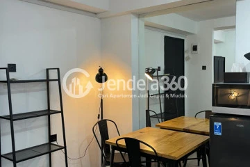 Dining Room Studio Apartment with City View at Kalibata City Apartment