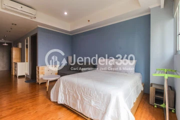 Bedroom Modern Studio Apartment at Kemang Village Apartment Tower Intercon