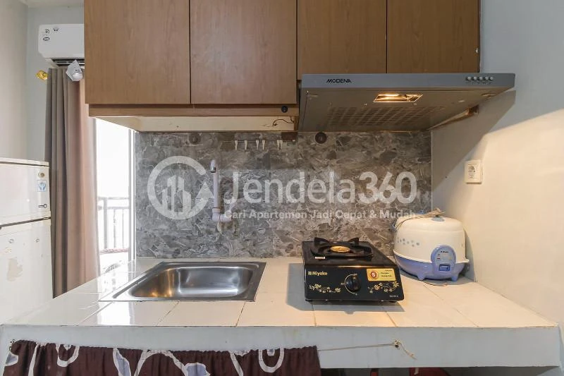 Kitchen Studio Apartment with Swimming Pool View at Cinere Resort Apartment