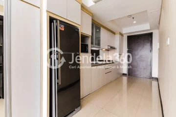 Kitchen High Floor Spacious Apartment with City View at Kemang Village Apartment