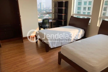 Bedroom 2 Peaceful 3BR Apartment Middle Floor with  View at Pakubuwono Residence