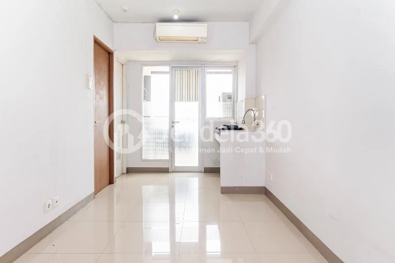 Living Room 2BR Bintaro Park View Apartment at Low Floor