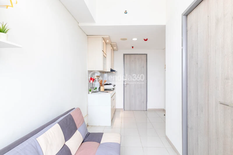 Living Room Excellent 1BR Apartment at Akasa Pure Living Apartment Tower Kirana