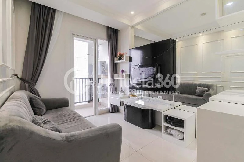 Living Room Signature Park Grande 2BR Fully Furnished