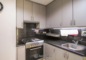 Kitchen 2BR Casablanca Apartment at Tower 1