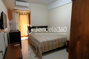 Bedroom Well Furnished Studio Apartment at Green Lake View Depok Apartment Low Floor
