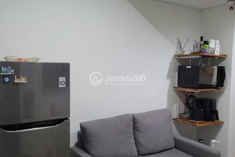 Living Room Tidy 2BR Apartment at Springwood Residence High Floor
