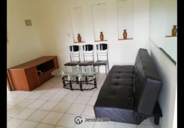 Living Room Low Floor 3BR Apartment with City View  View at Mediterania Palace Kemayoran
