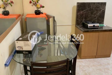 Dining Room Tidy 1BR Apartment Low Floor with City View at Permata Eksekutif Apartment