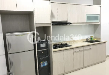 Kitchen High Floor 2BR Apartment with Mega Kuningan View at Ambassador 2 Apartment