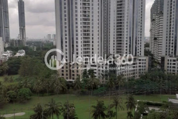 Balcony Spotless 2BR Apartment Middle Floor with City View at The Mansion Kemayoran Bougenville