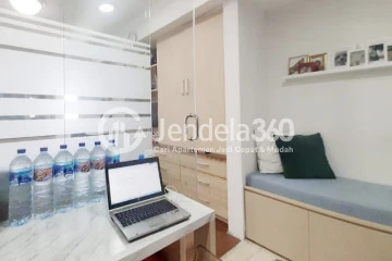 Bedroom Spotless Studio Apartment Middle Floor with City View at Park Royal Apartment