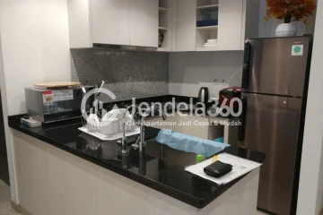 Kitchen Simply Look 2BR Apartment High Floor with city View at Branz BSD Apartment