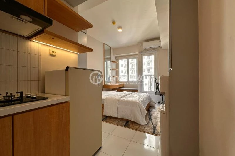 Bedroom Low Floor Studio Apartment with  View at Podomoro Golf View Apartment